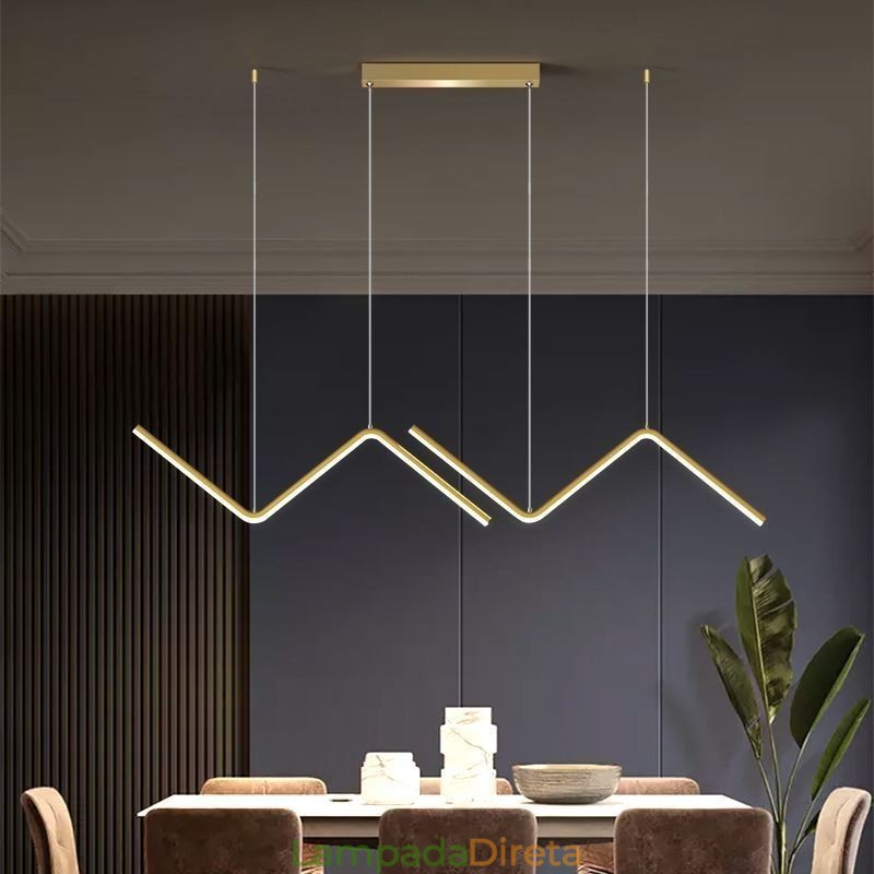 Luminária pendente minimalista decorativa