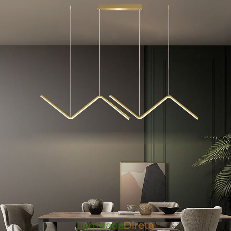 Luminária pendente minimalista decorativa