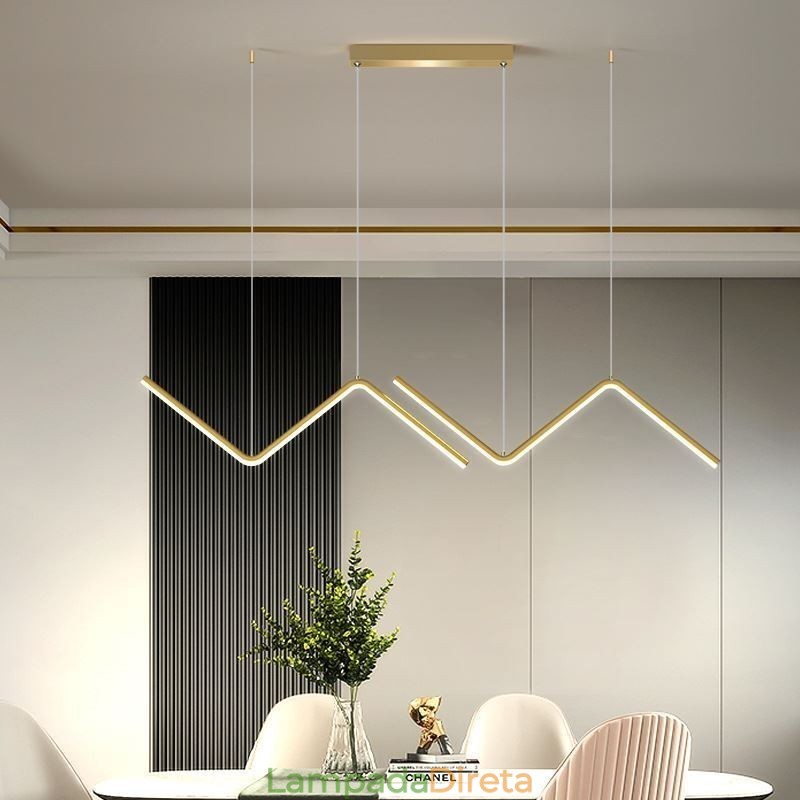 Luminária pendente minimalista decorativa