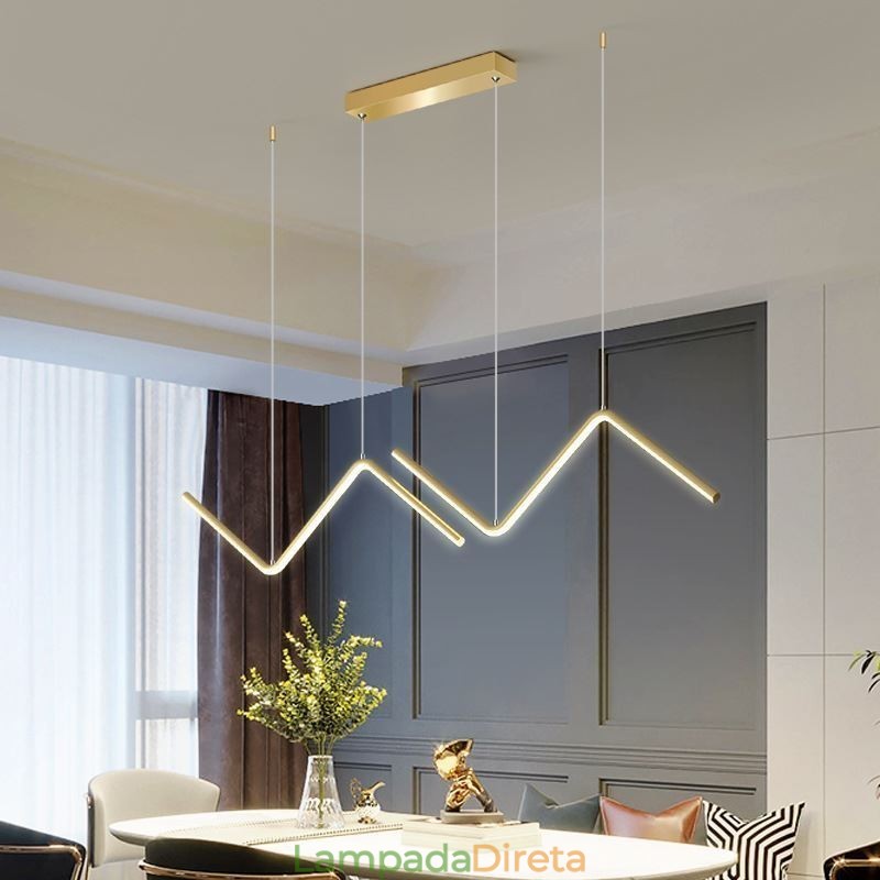 Luminária pendente minimalista decorativa