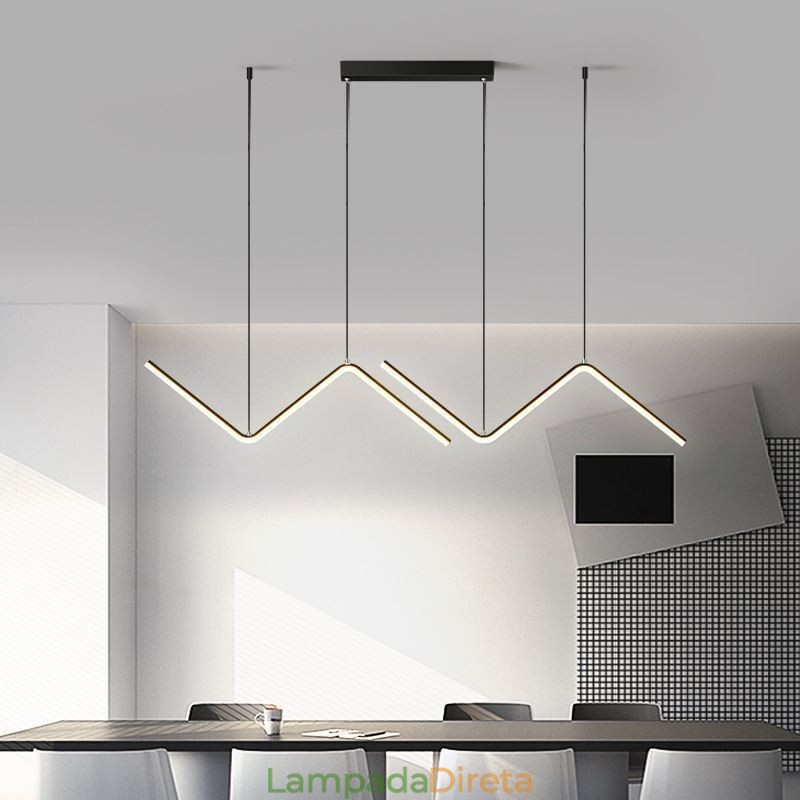 Luminária pendente minimalista decorativa