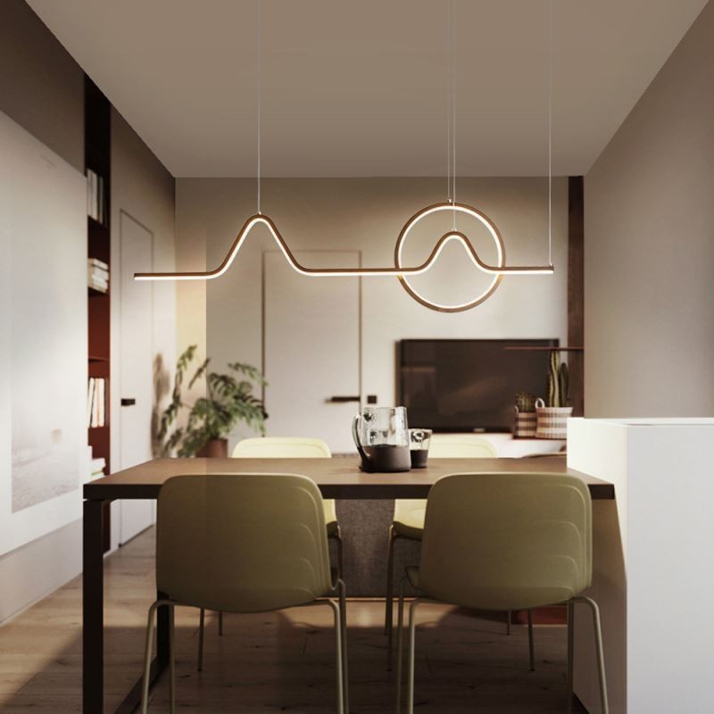 Luminária pendente minimalista decorativa 52W