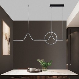 Luminária pendente minimalista decorativa 52W