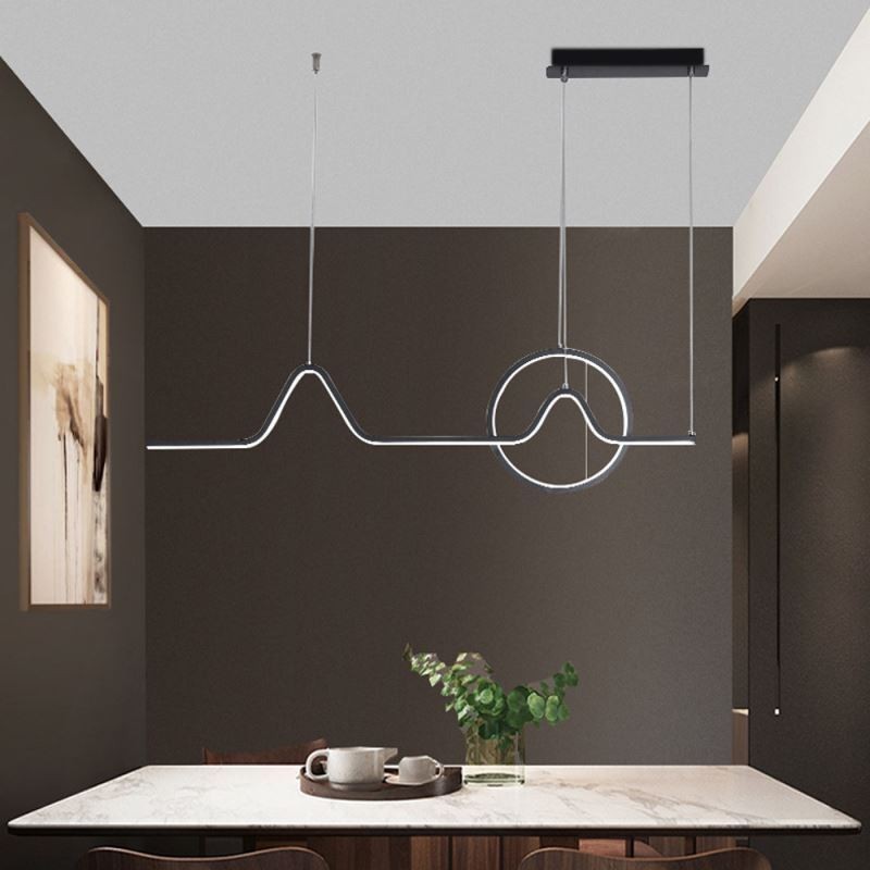 Luminária pendente minimalista decorativa 52W