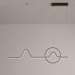 Luminária pendente minimalista decorativa 52W