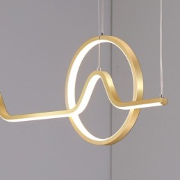 Luminária pendente minimalista decorativa 52W