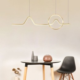 Luminária pendente minimalista decorativa 52W