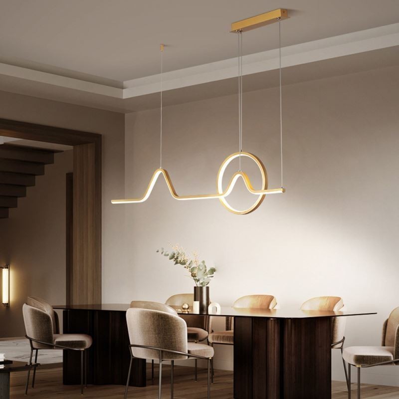 Luminária pendente minimalista decorativa 52W