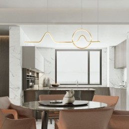 Luminária pendente minimalista decorativa 52W