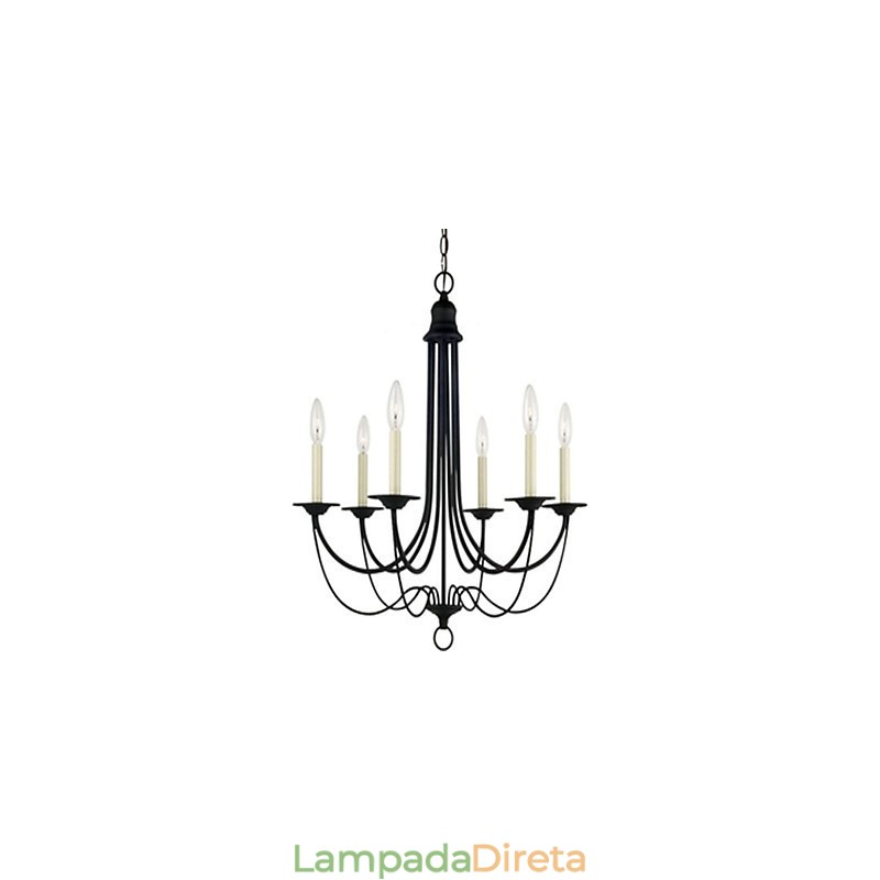 Lustre de metal galvanizado
