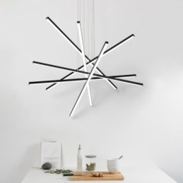 Luminária pendente de suspensão linear Luminária decorativa