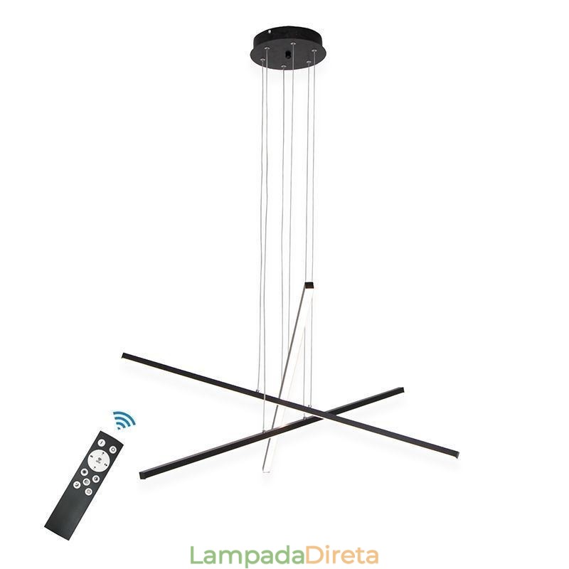 Luminária pendente de suspensão linear Luminária decorativa