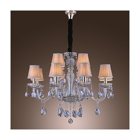Lustre de vidro galvanizado de cristal clássico tradicional Lustre de vidro galvanizado de cristal clássico tradicional