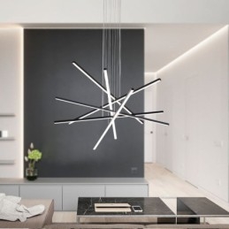 Luminária pendente de suspensão linear Luminária decorativa