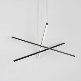 Luminária pendente de suspensão linear Luminária decorativa
