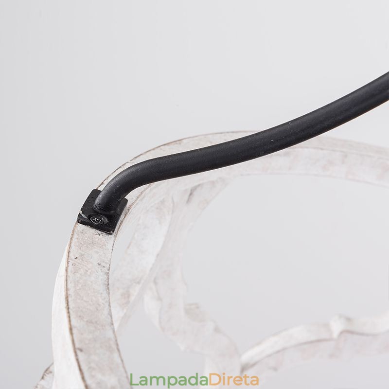 Luminária pendente estilo vintage com 4 lanternas