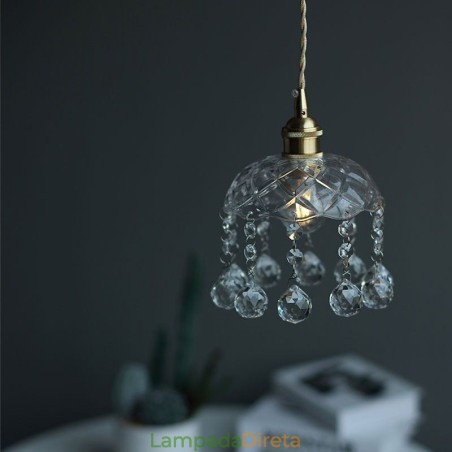 Mini pingente de vidro moderno, luminária decorativa de 1 luz Mini pingente de vidro moderno, luminária decorativa de 1 luz