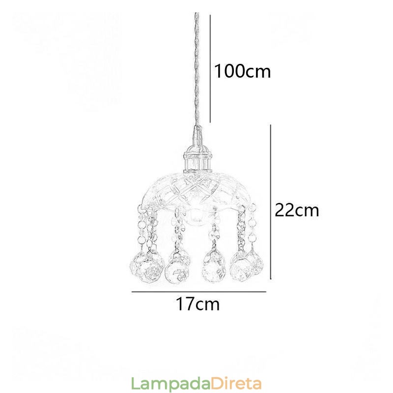 Mini pingente de vidro moderno, luminária decorativa de 1 luz