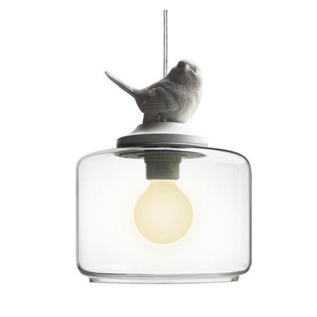 Luminária pendente de vidro estilo retrô Little Bird Iluminação decorativa