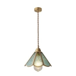 Mini Luminária Pendente de Vidro Moderna e Simples Luminária de Teto de Vidro