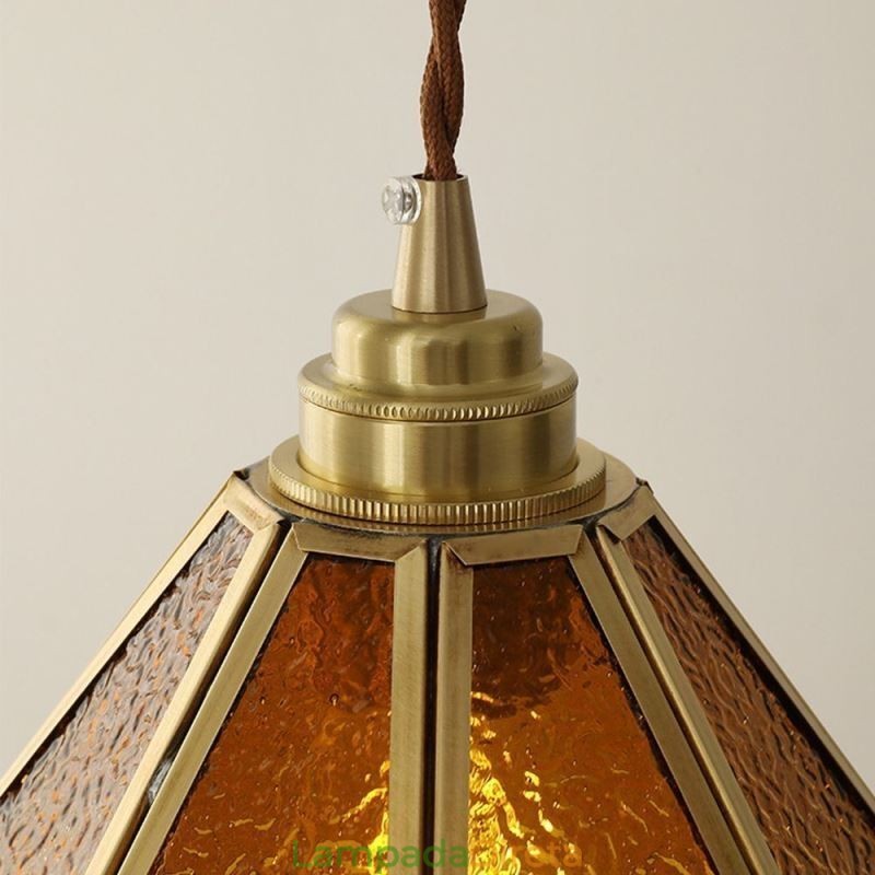 Mini Luminária Pendente de Vidro Moderna e Simples Luminária de Teto de Vidro
