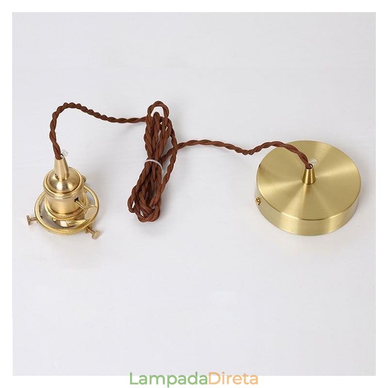 Luminária pendente de vidro minimalista moderna Luminária de teto decorativa