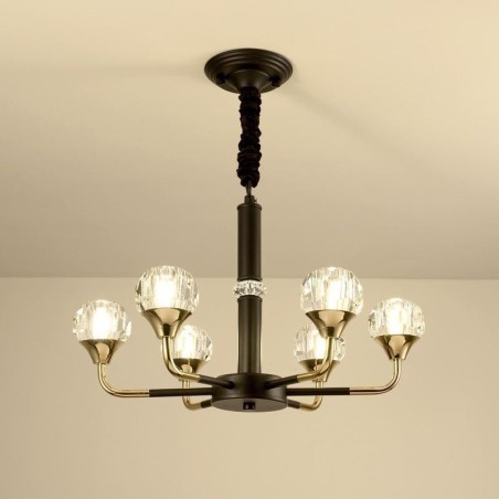 Lustre de cristal moderno e elegante Lustre de cristal moderno e elegante
