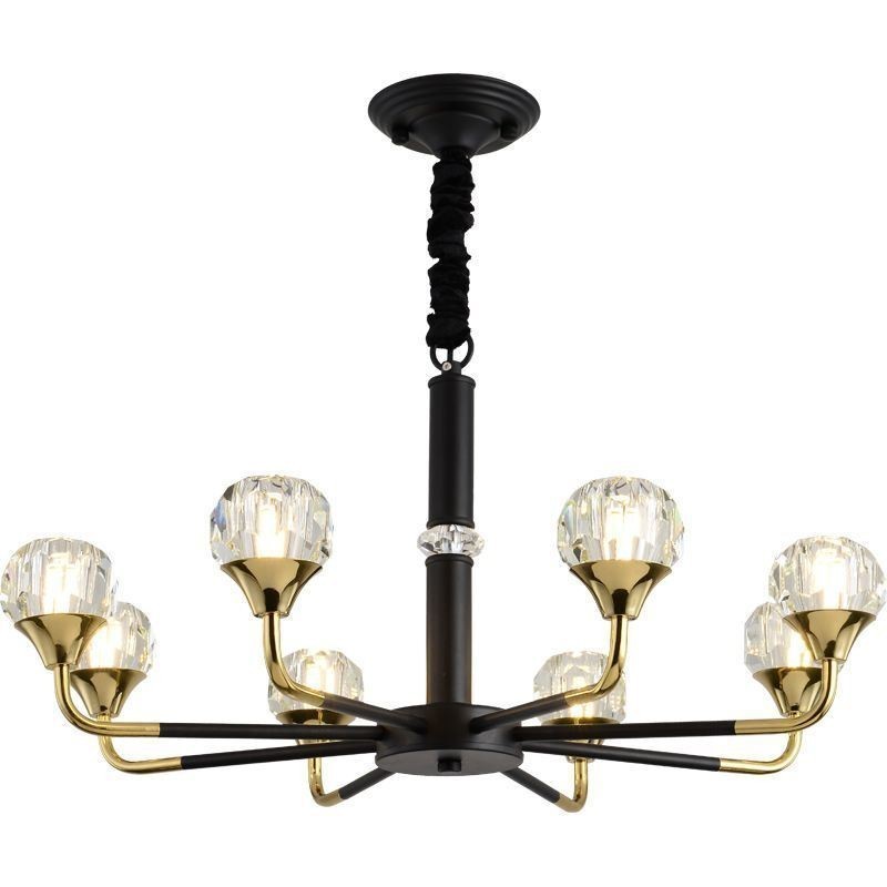 Lustre de cristal moderno e elegante