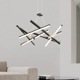 Luminária pendente moderna e simples em forma de ninho de pássaro em gel de sílica
