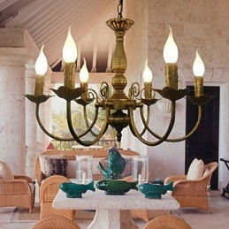 Lustre de metal galvanizado