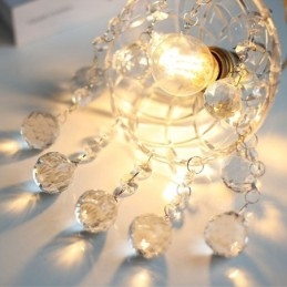 Mini pingente de vidro moderno, luminária decorativa de 1 luz