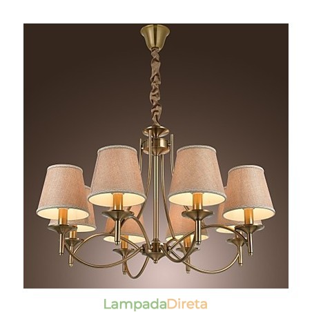 Lustre moderno contemporâneo tradicional clássico rústico chalé country island vintage latão metal lustre Lustre moderno contemporâneo tradicional clássico rústico chalé country island vintage latão metal lustre