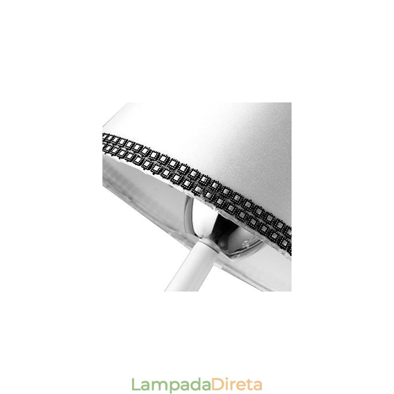 Lustre moderno contemporâneo de cristal cromado em metal