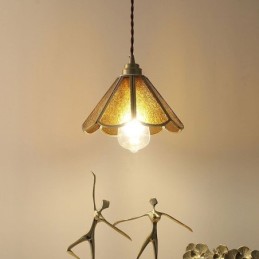 Mini Luminária Pendente de Vidro Moderna e Simples Luminária de Teto de Vidro