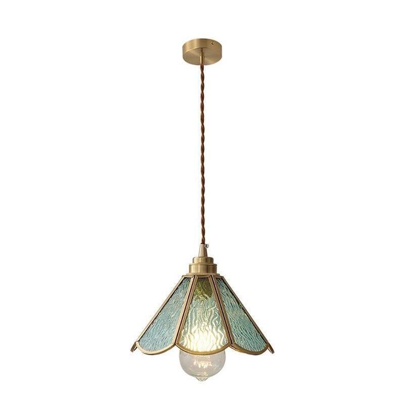Mini Luminária Pendente de Vidro Moderna e Simples Luminária de Teto de Vidro