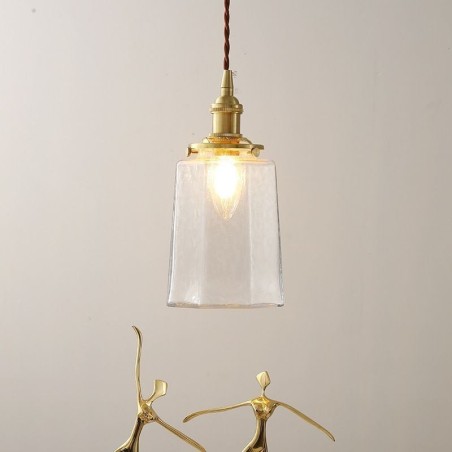 Luminária pendente de vidro minimalista moderna Luminária de teto decorativa Luminária pendente de vidro minimalista moderna Luminária de teto decorativa