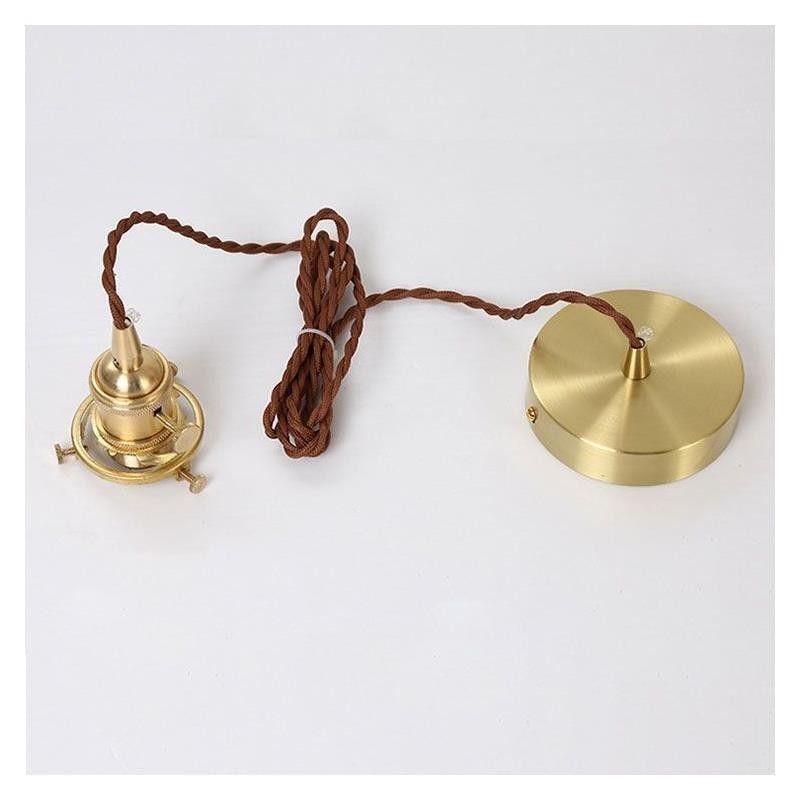 Luminária pendente de vidro minimalista moderna Luminária de teto decorativa