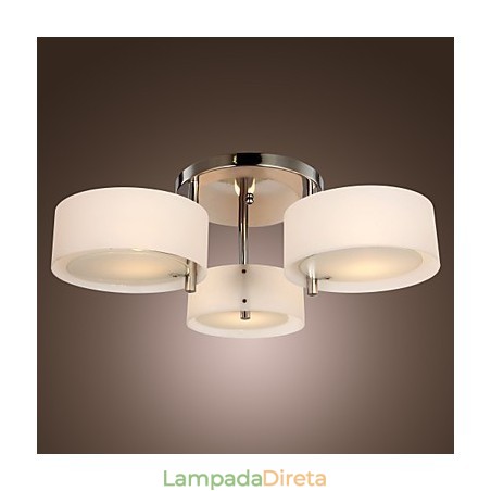 Lustre Modern Living 3 Luzes Lustre Modern Living 3 Luzes