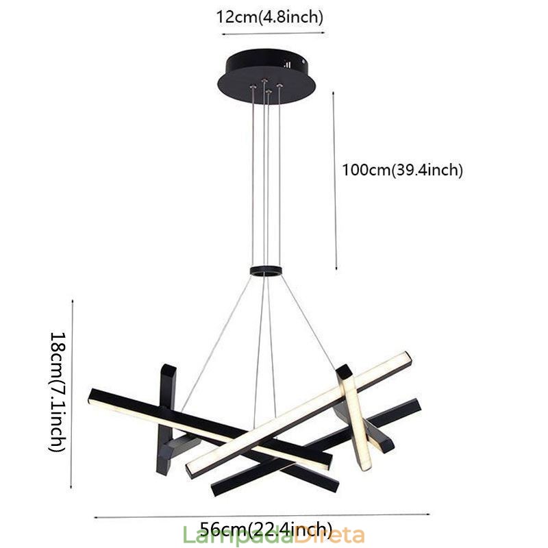 Luminária pendente moderna e simples em forma de ninho de pássaro em gel de sílica
