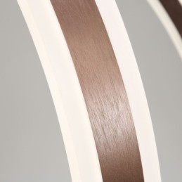 Luminária pendente nórdica em acrílico em formato de anel