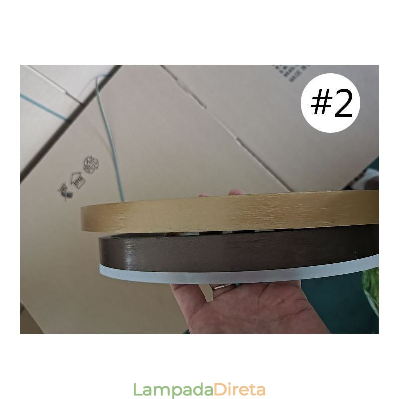 Luminária pendente pós-moderna em acrílico com formato de anel