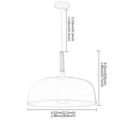 Luminária pendente nórdica individual ajustável, iluminação de calor para casa