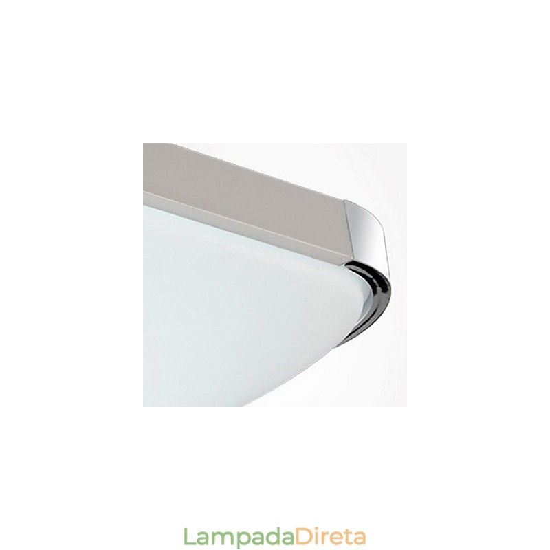 Montagem embutida de metal galvanizado contemporâneo moderno