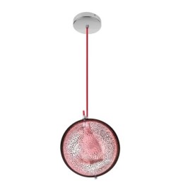Moderno Rose Gold Pendant Light Half Round Glass Lamp Abajur Luz Decorativa Café