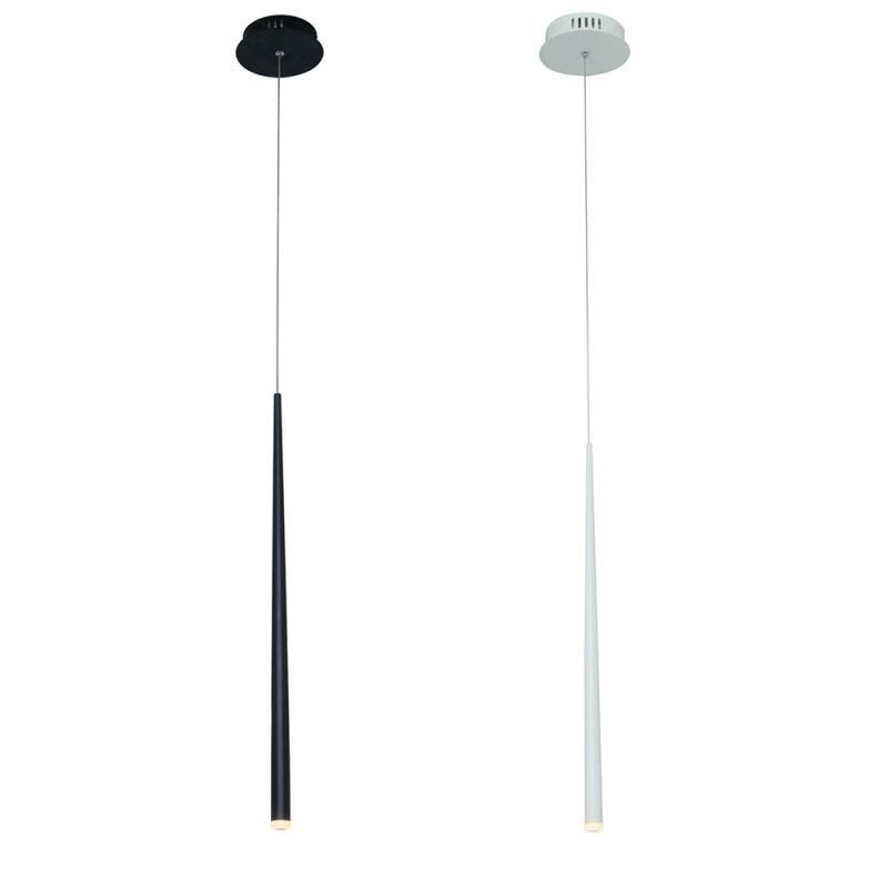 Luminária pendente contemporânea em formato de cilindro, luminária de chuva de meteoros