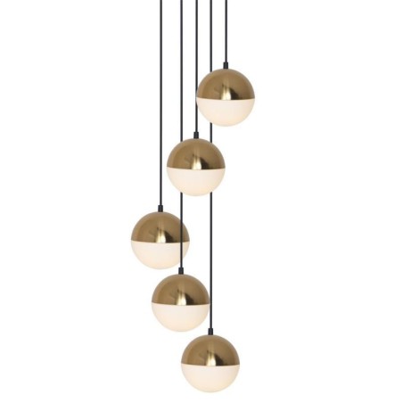 Luminária pendente nórdica em formato de círculo criativo Luminária pendente nórdica em formato de círculo criativo