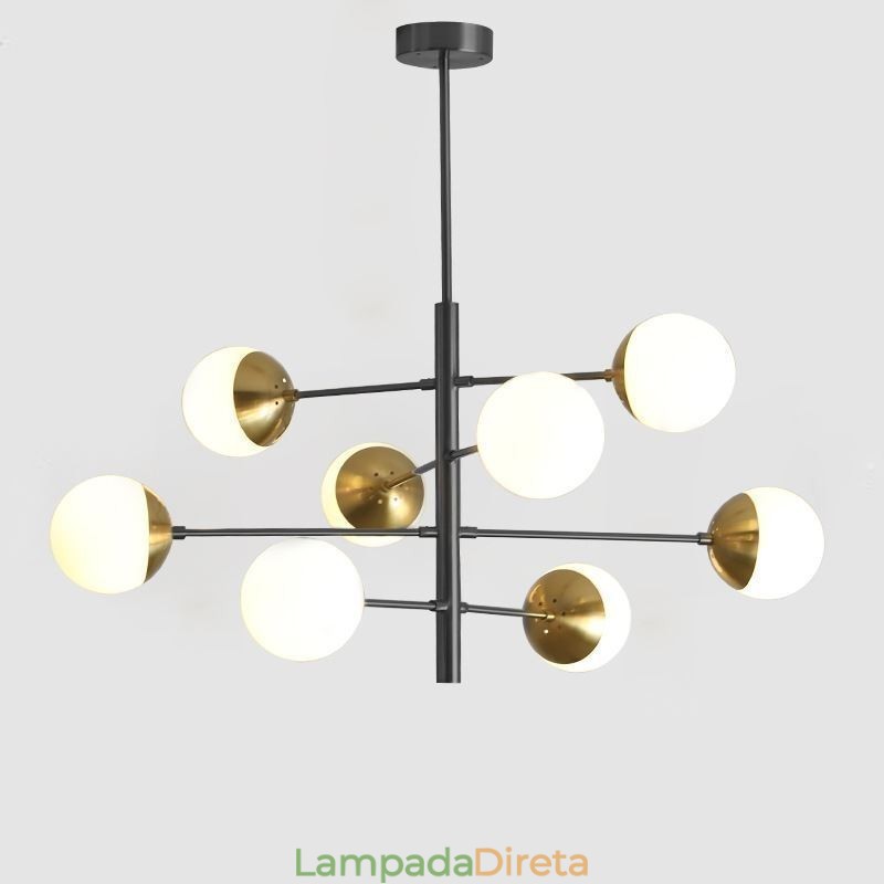 Luminária pendente contemporânea Magic Bean Sputnik Chandelier Lamp