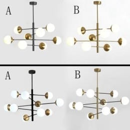 Luminária pendente contemporânea Magic Bean Sputnik Chandelier Lamp