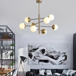 Luminária pendente contemporânea Magic Bean Sputnik Chandelier Lamp