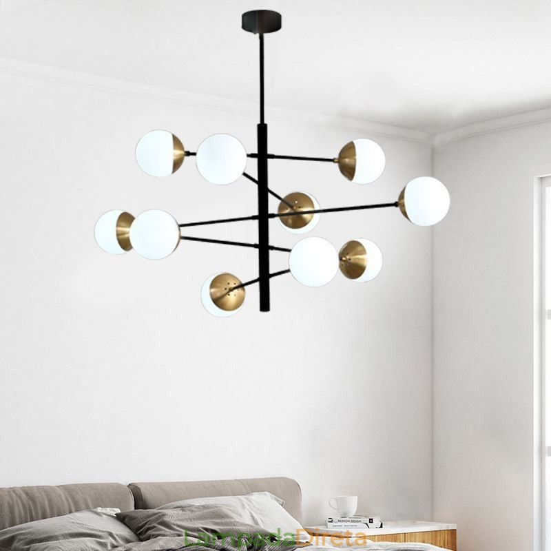 Luminária pendente contemporânea Magic Bean Sputnik Chandelier Lamp
